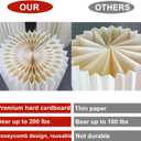 Cylinder Stands for Party 3Pcs Round Pedestal Stand Foldable Cardboard Columns Cylinder Tables for Parties Baby Shower Birthday Wedding Pillars Display Decoration