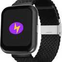 Electric Shock Alarm Clock for Heavy Sleepers | Wearable Silent Strong Zap Alarm Clock | Shock Pulse for Self-Discipline and Combat Fatigue | With 1.69 Touch Screen