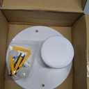 Handpan & Steel Tongue Drum Wall Mount, Premium Hand Drum Holder with Rubber Buffers, Ideal Display & Storage for Percussionists (White)