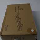 Wallniture Bali White U Shape Floating Shelves for Wall, CD DVD Storage Shelves and Metal Bookshelf Set of 6