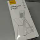 SupMaKin Upgrade Safe Mandoline Slicer, Multi Vegetable Chopper, Potato Slicer, Vegetables Slicer Onion Chopper Fry Cutter, Kitchen Chopping Artifact (GrayWhite)