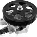 96-665 Power Steering Pump Fit for 2011-2017 Odyssey 3.5L V6, 2012-2015 Pilot 3.5L V6, 2012-2014 Ridgeline 3.5L V6, Power Assist Pump with Pulley Replacement for 21-534