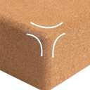 Cork Yoga Blocks 2 Pack Set -Natural Cork from Portugal, 9"x6"x4" Yoga Blocks Non-Slip&Anti-Tilt for Women| Men, Lightweight, Odor-Resistant| Moisture-Proof, Perfect Yoga Equipment