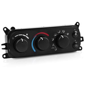 599-212 A/C Heater Climate Control Module Panel Switch Compatible with Dodge Ram 1500 2500 3500 2002-2005, Dodge Dakota 2001-2004, HVAC Air Conditioning Heater Control Switch Panel, # 55055905AA