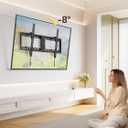 Mounting Dream Tilt TV Wall Mount for Most 42-84 inch TV, Universal Tilt TV Mount Wall Bracket with Low Profile Design, Max VESA 800x400mm and 132 LBS, Easy for Centering on 16", 18", 24", 32" Studs