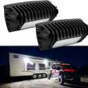 Chelhead RV Lights Exterior, 12V RV Porch Light Aluminum Low Current Led Scene Lighting Compatible with RV Outdoor Camper Trailers Truck Porches Towing 5th Wheels Utility Vehicles