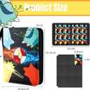 Card Binder 9 Pocket with Zipper, Trading Card Holder 50 Removable Sleeves – Holds 900 Cards, 3-Ring Album Case for Sports & Game Cards, Gift for Boys Girls (9 Pocket 900)