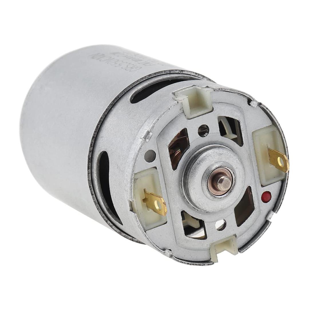 ChgImposs RS550 DC 18V Motor 9.5mm 14 Teeth High Speed Micro Motor for Lithium Electric Drill/Electric Saw/Electric Screwdriver (18, Volts (DC))
