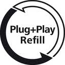 Schneider Slider 755 XB (Extra Broad) Ballpoint Pen Refill, 1.4 mm, ISO Format G2, Blue Ink, Box of 10 Refills (175503)