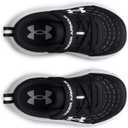 Under Armour Boys' Infant Assert 10 Alternate Closure, (001) Black/White/White, 7K, US