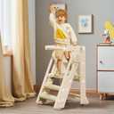 Foldable Toddler Tower Kitchen Step Stool for Sink Kids Adjustable Height Standing Tower for Children Montessori Learning Helper with Handles for Bathroom, Green