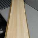 Aothia 43 inch Oak Solid Wood Dual Monitor Stand for Desk, Cork Legs