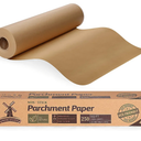 Unbleached 15 x 200 ft Parchment Baking Paper Roll - 250 Sq.Ft for Baking, Cooking, Grilling, Air Fryer and Steaming