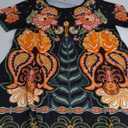 Summer Dresses for Women Casual Tshirt Short Sleeve Floral Sundress Beach Cover Ups with Pockets (X-Large, Aa Yellow Flower)