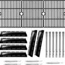 Hiorucet Grill Grate Parts for Kenmore 6 Burner 146.47223610, Kenmore 4 Burner 146.16198211, 146.10016510, 146.16197211, 146.34461410, 146.16198210, 146.16197210 Kenmore BBQ Grill Replacement Parts.