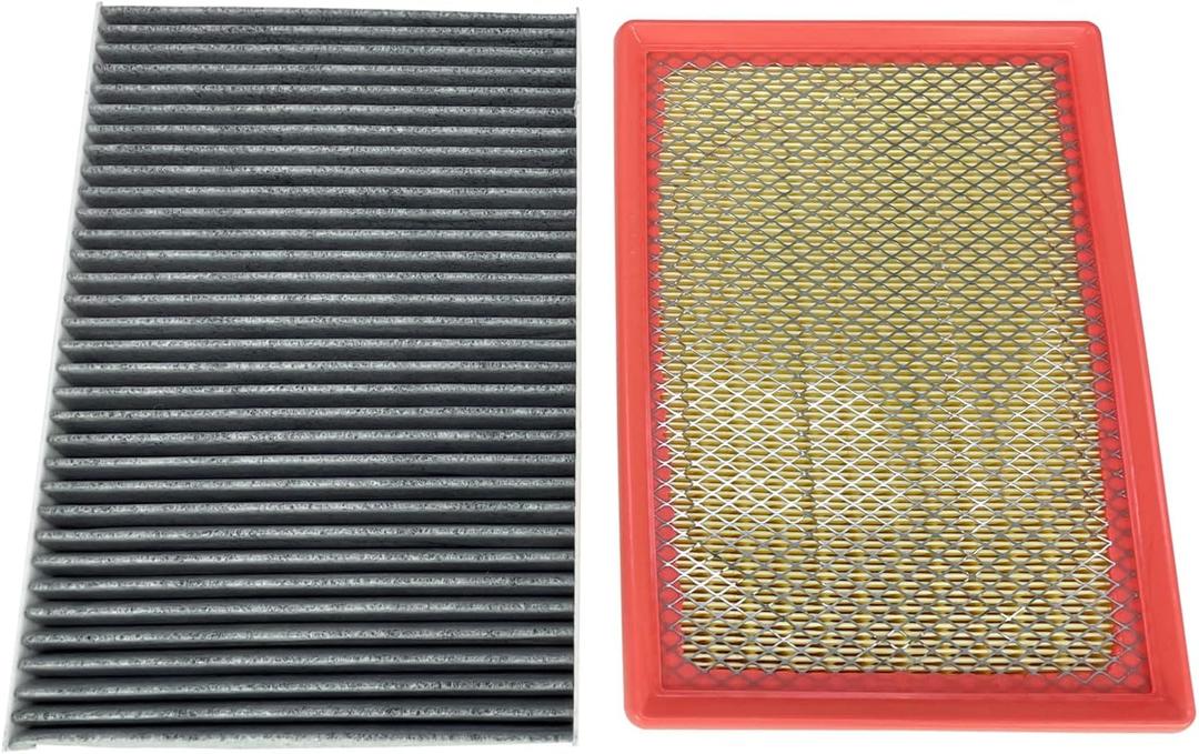 5019002AA Engine Air Filter and 4596501AB Cabin Air Filter Set Fit For 2005-2010 Chrysler 300 2008-2010 Dodge Challenger 2006-2010 Dodge Charger 2005-2008 Dodge Magnum