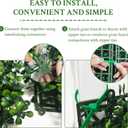 Artificial Ivy Privacy Fence Screen:48"x 128" (43 SQFT) 4-Layer Leaf UV-Anti Faux Greenery Boxwood Backdrop Ivy Vine Leaf Fence Panels for Outdoor, Indoor, Garden,Backyard and Decor