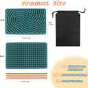 3 x ddLUCK Sensory Activity Board, Silicone Fidget Toy for Stress Relief, Calming, Focus, ADHD and Autism, 6 Colors Sensory Toys Game Controller for Kids 2+ & Adults with 20 Strings