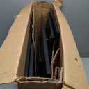 Cat Litter Box Enclosure, Hidden Litter Box Cabinet Furniture with Bell, Indoor Cat House, Farmhouse Style, 31.5 x 19.7 x 20.9Inches, for Hallway, Bedroom, Black CB82404X