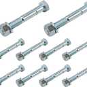 70060-01338 Snowblower Shear Bolts (5/16" x 2-1/4") 10 Pcs Compatible with Kubota Front Snowblower BX2750D Models Fits B2781B B2782B F5210B F5220A F5220B