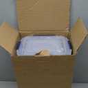 Glass Food Storage Containers with Lids Airtight, [10 Pack] Glass Meal Prep Containers, Storage Container Set with Bpa-free Lid for Food, Lunch Bento Box (Blue)