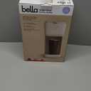 BELLA Single Serve Coffee Maker, K Cup & Coffee Ground Compatible with Removable, Adjustable Drip Tray, Auto Shutoff & Reusable Dishwasher Safe Accessories, Brews 6oz to 14oz, 1000 Watt, Oatmilk