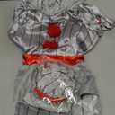 Morph Movie Clown Costume For Girls - Scary Kids Halloween Costume - Creepy Clown Outfit For Girls, Size X-large