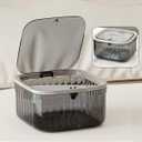 Tomonobu Mini Trash Can with Lid, Removable Small Garbage Can, Ultimate Mini Desktop Storage Box for Car, Bathroom, Kitchen or Bedroom (1.9L/0.5 Gallon)