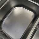 Vingud Electric Lunch Box for Adults, Heated Lunch Box for Men Women with Dual 1.5L SS Containers, Portable 80W Food Warmer for Car/Truck, Lonchera Elctrica Porttil Christmas White Elephant Gifts (Velvet+Blue)