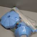 Automatic Bubble Torch Garden LampHeight-Adjustable Outdoor Automatic Bubble Machine Chargeable Vertical Bubble Lamp with Light and Music for Wedding Birthday Party Outdoor Garden Lamp (Blue)