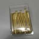 The Hillman Group 35092 Brass Flat Head Phillips Wood Screw, 10 x 2 1/2-Inch, 25-Pack