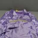 Ekouaer Women's Classic Button Down Long Satin Silk Pajama Set (Medium, Lavender)