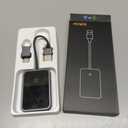 Wireless CarPlay Adapter & Android Auto Wireless Adapter, 2 in 1 Convert USB Bluetooth Wired to Connect for OEM Wired Cars-Stable Connect to Phone (Pearl Gray)