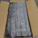 Bedsure ComfyFleece Washable Dog Bed for Medium Dogs - Cute Furry Puppy Beds, Rectangle Orthopedic Corduroy Fleece Pet Beds with Removable Zipper Cover, 30x24x8inches, Warm Grey