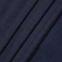 Eclipse Kendall Textured Blackout Thermal Rod Pocket Window Curtain, Insulating & Noise Reducing Curtains for Bedroom or Living Room (1 Panel), 63 in Long x 42 in Wide, Indigo