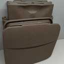 Rubbermaid Small Resin Outdoor Storage Deck Box (19 Gal) Weather Resistant Brown Deck Organization for Home/Small Garden Tools/Grilling Accessories/Pool Supplies