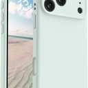 OTOFLY Magnetic for iPhone 17 Pro Max Case,Compatible with Magsafe,Classic Liquid Silicone Mobile Phone Case,Integrated Camera Control Button,Anti-Scratch Microfiber Lining, Mint Green