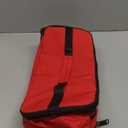 Mancro First Aid Bags Empty, Medical Travel Bag with Multi Pockets, Pill Bottle Organizer for Travel, Home Storage, Trauma Bag for EMT, Nurses, Doctor, Emergency Bag for Medicine, Medical Supplies (Red)