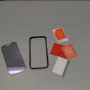 EGKimBa Privacy Screen Protector for iPhone 16 Pro, 6.3 inch Gradient Colorful Anti-Spy Anti-Blue Light HD Easy Installation Tempered Glass