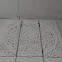 Painting ORNAMENT White 12 x 35,5 inch, 3 Panels