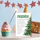 2 x Funny Christmas Card for Friend, Merry Christmas Card for Men Women, Funny Xmas Cards Gift (#33)