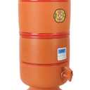 Stfani So Joo Brazilian Clay Water Filter (6 L - 1.6 gal), Brown