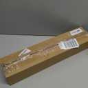 Gold Curtain Rod for Windows 30 to 60 Inch, 2 Pack 5/8 Inch Diameter Adjustable Curtain Rods With Brackets, Heavy Duty Easy to Install, Suitable for Bedrooms and Outdoor