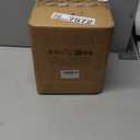 LE TAUCI Utensil Holder for Kitchen Counter - 7.1"+5.4" Ceramic Kitchen Utensil Holder Set of 2, Large Cooking Utensil Crock & Organizer for Spatula, Spoon - Embossed Kitchen Decor, White,Fireworks