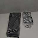 BAYKA Wall Mounted Floating Shelves, Wood Floating Wall Shelf for Books & Decor, Small Space-Saving Display & Organizer, Black Set of 4 (16-inch Mixed)