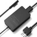 Surface Pro Laptop Charger 65W Power Adapter for Microsoft Surface Pro 3/4/5/6/7/8/9/X, Windows Surface Laptop 6/5/4/3/2/1, Surface Book 3/2/1, Surface Go Tablet, 6.5FT Power Cord