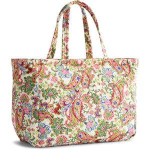 Vera Bradley Women's Premium Cotton Knollton Travel Tote Bag