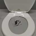 Bemis 730SLEC Slow Close Toilet Seat, Easy Clean Hinges and Durable Plastic Seat, Made in USA, Round, White