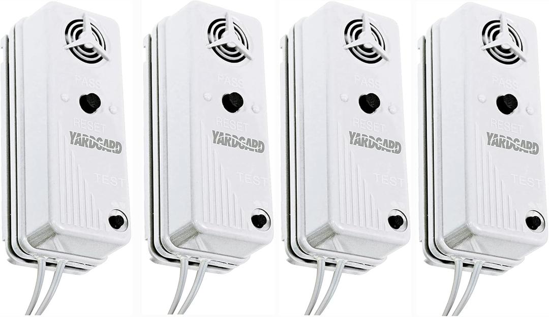 YardGard 4-Pack UL 2017 Compliant Wireless Pool Door Safety Alarm, Water-Resistant, ETL Certified, Easy Installation, Suitable for Pool Gates and Sliding Doors, 120dB Siren