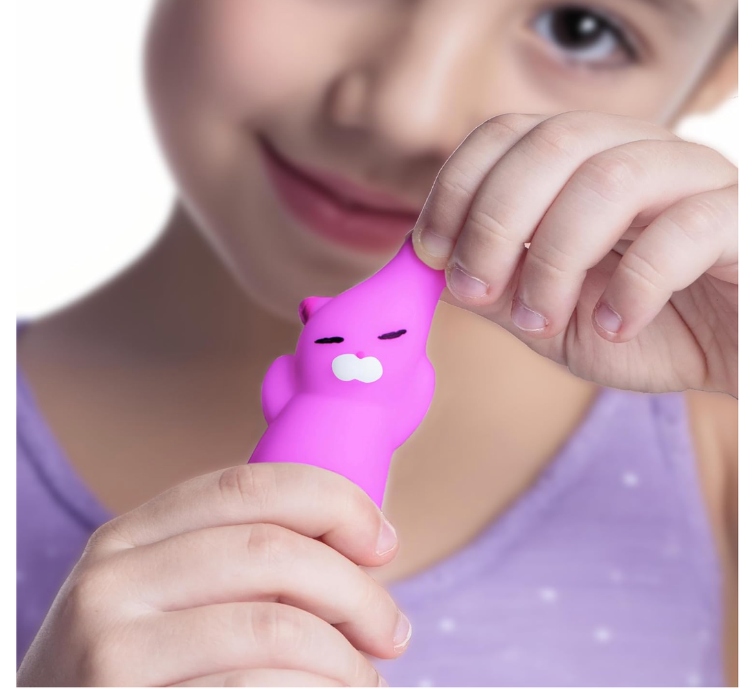 Nutty Toys Squishy Cat Set  2" Soft Silicone Kawaii Kitties, Top Stress Relief Toy 2026, Unique Kids & Adults Egg Filler Gift Idea, Best Teenage Girl, Teen Boy & Tween Easter Basket Eseeentials